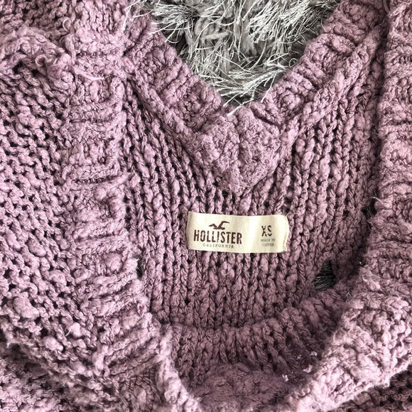 Mauve purple hollister sweater XS - Picture 2 of 2